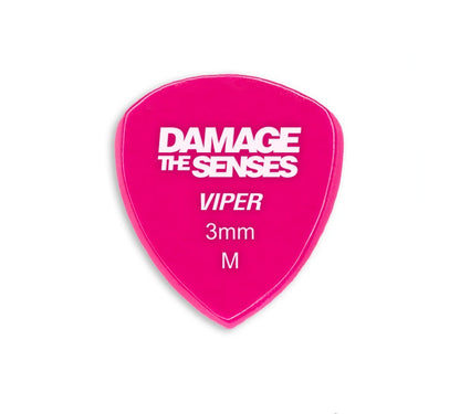 Acrylic Pick - Viper 3mm (Fuschia) Damage The Senses