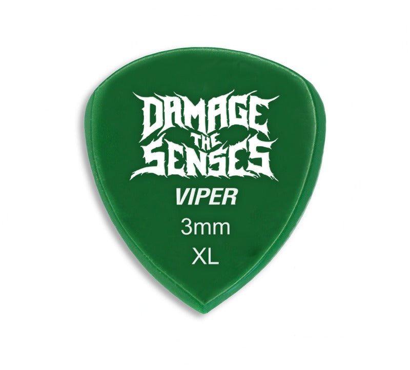 Acrylic Pick - Viper 3mm (Green) Damage The Senses