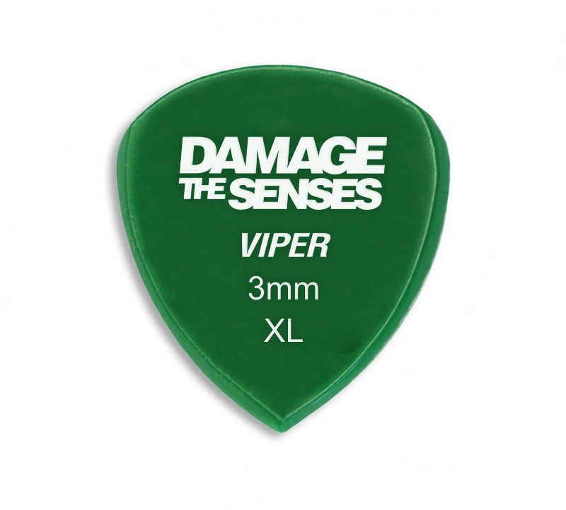 Acrylic Pick - Viper 3mm (Green) Damage The Senses