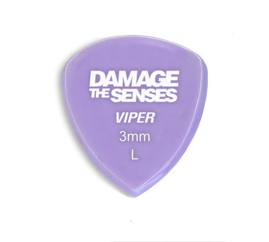 Acrylic Pick - Viper 3mm (Lavender) Damage The Senses