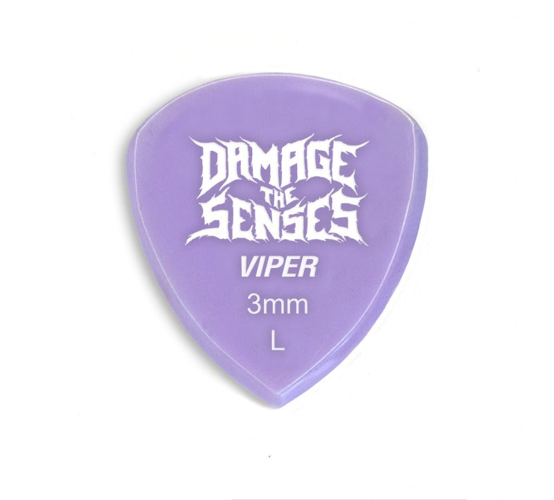 Acrylic Pick - Viper 3mm (Lavender) Damage The Senses