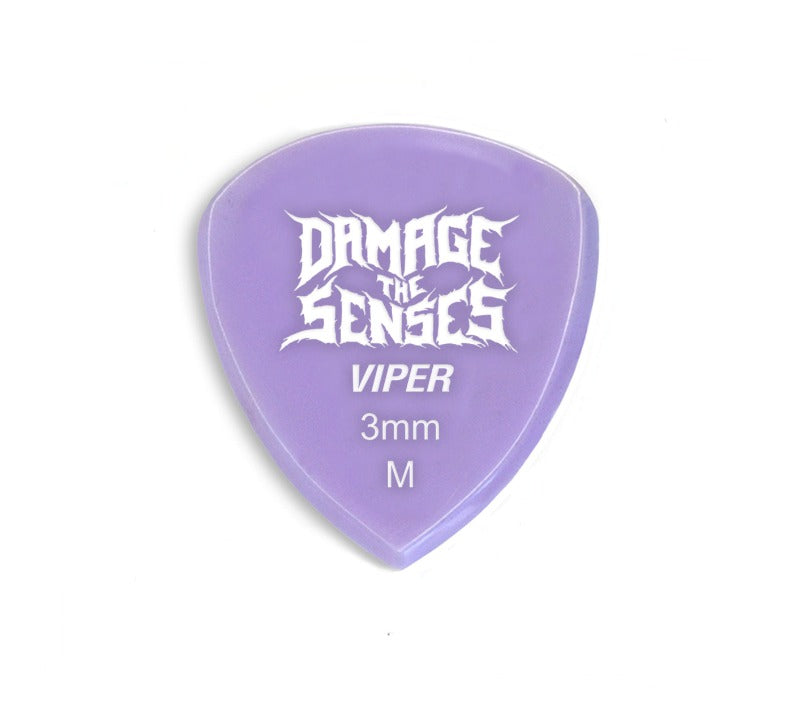 Acrylic Pick - Viper 3mm (Lavender) Damage The Senses