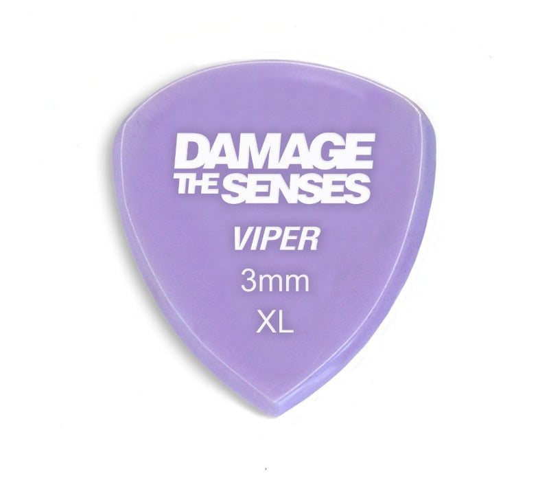 Acrylic Pick - Viper 3mm (Lavender) Damage The Senses