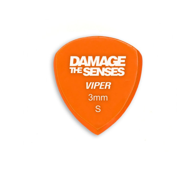 Acrylic Pick - Viper 3mm (Orange) Damage The Senses