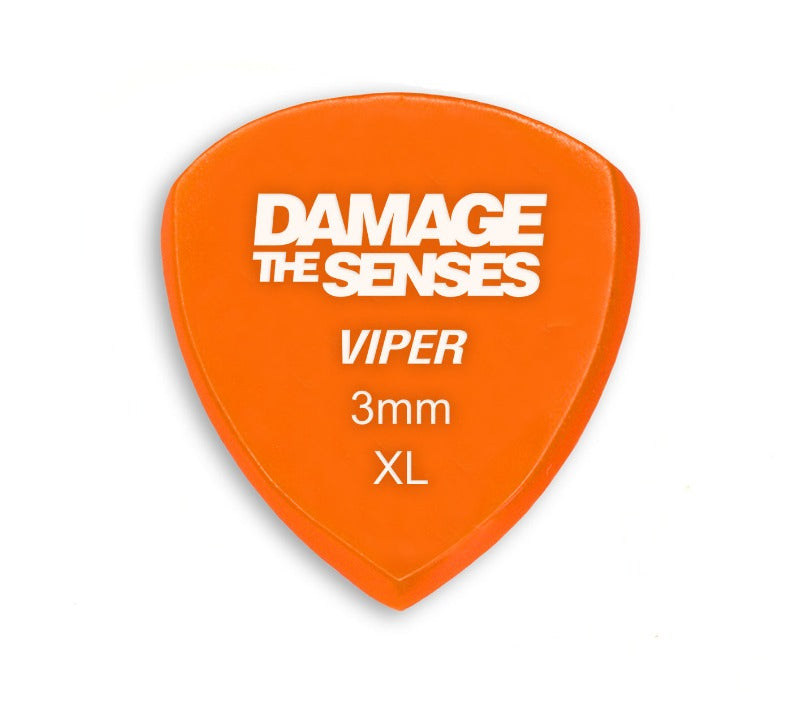 Acrylic Pick - Viper 3mm (Orange) Damage The Senses