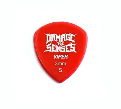 Acrylic Pick - Viper 3mm (Red) Damage The Senses