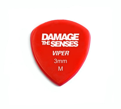 Acrylic Pick - Viper 3mm (Red) Damage The Senses