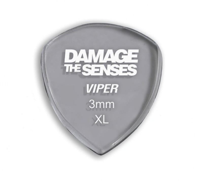 Acrylic Pick - Viper 3mm (Smokey Purple) Damage The Senses