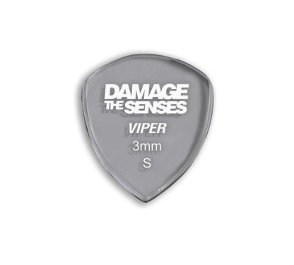 Acrylic Pick - Viper 3mm (Smokey Purple) Damage The Senses