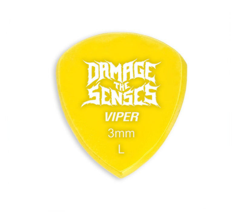 Acrylic Pick - Viper 3mm (Yellow) Damage The Senses