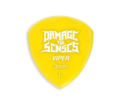 Acrylic Pick - Viper 3mm (Yellow) Damage The Senses