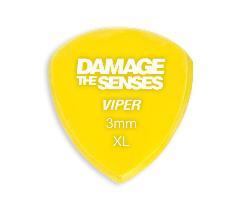 Acrylic Pick - Viper 3mm (Yellow) Damage The Senses