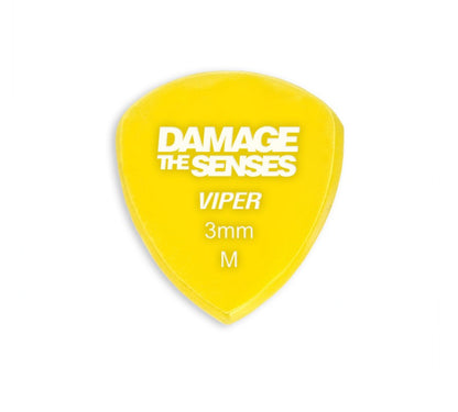 Acrylic Pick - Viper 3mm (Yellow) Damage The Senses