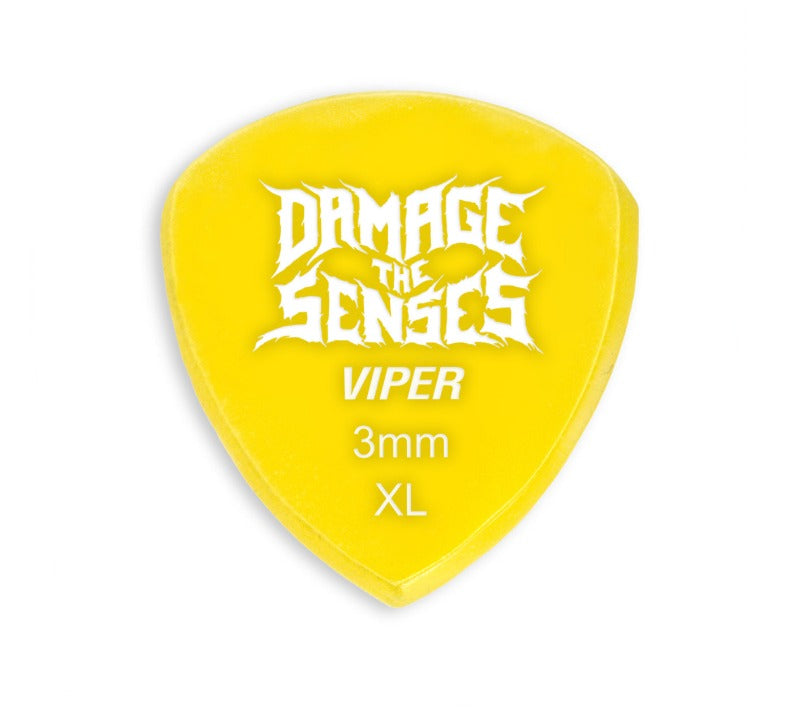 Acrylic Pick - Viper 3mm (Yellow) Damage The Senses