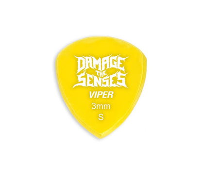 Acrylic Pick - Viper 3mm (Yellow) Damage The Senses