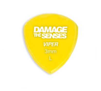 Acrylic Pick - Viper 3mm (Yellow) Damage The Senses