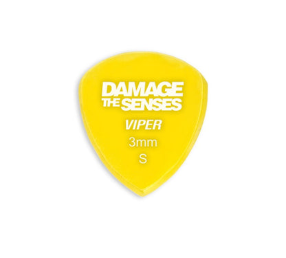 Acrylic Pick - Viper 3mm (Yellow) Damage The Senses