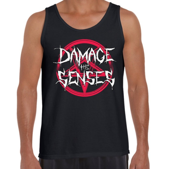 DISTURB Men's Singlet Damage The Senses