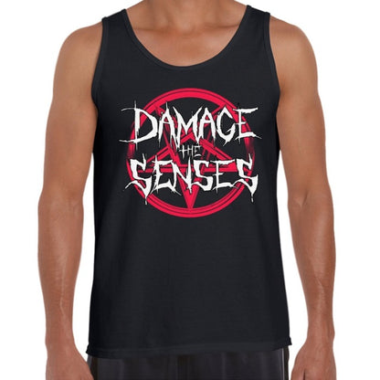 DISTURB Men's Singlet Damage The Senses