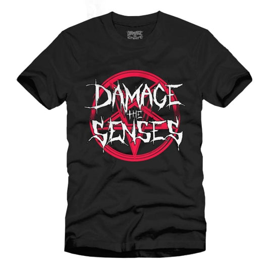 DISTURB Men's Tee Damage The Senses