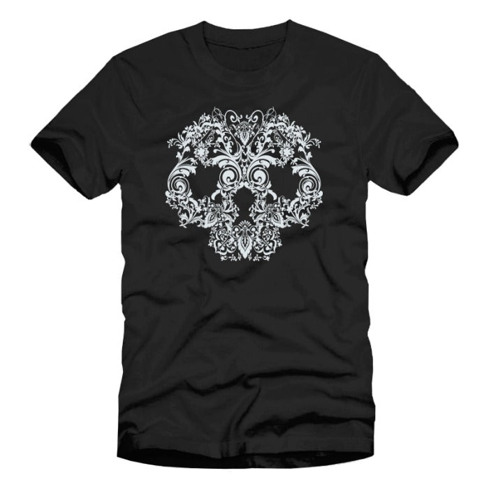 FLORAL SKULL Men's Tee Damage The Senses