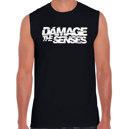 FRACTURED Men's Muscle Shirt Damage The Senses