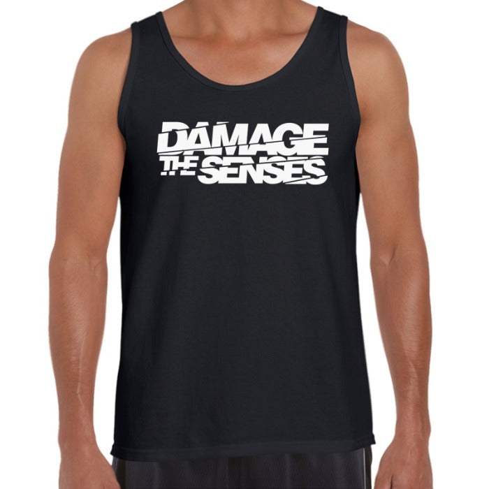 FRACTURED Men's Singlet Damage The Senses