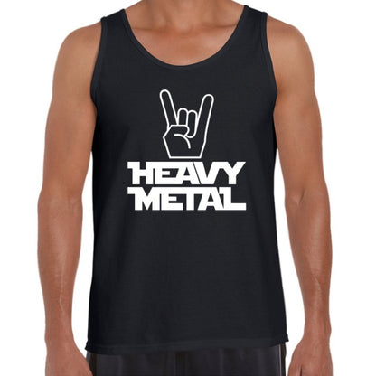 HEAVY METAL Men's Singlet Damage The Senses