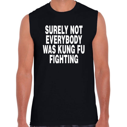 KUNG FU Men's Muscle Shirt Damage The Senses