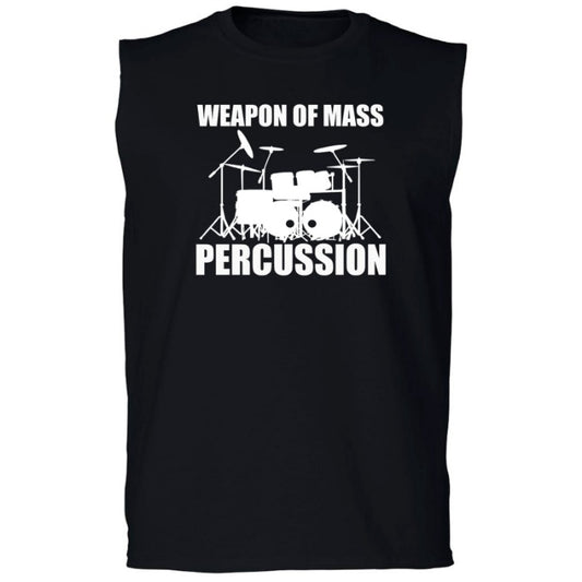 WEAPON OF MASS PERCUSSION Men's Muscle Shirt Damage The Senses