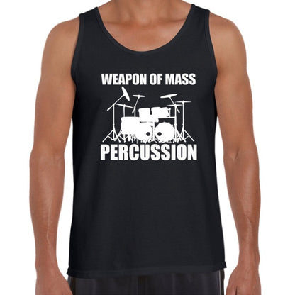 WEAPON OF MASS PERCUSSION Men's Singlet Damage The Senses