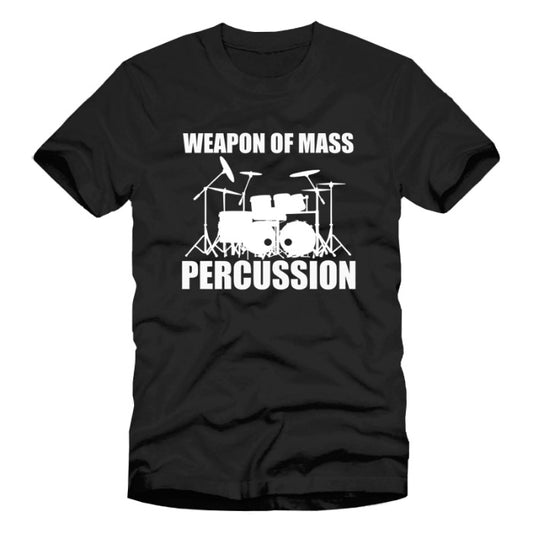 WEAPON OF MASS PERCUSSION Men's Tee Damage The Senses