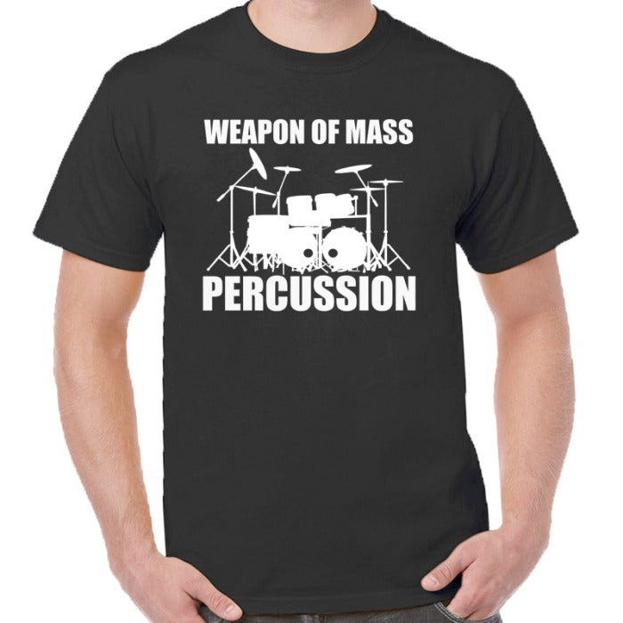 WEAPON OF MASS PERCUSSION Men's Tee Damage The Senses