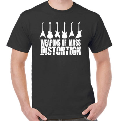 WEAPONS OF MASS DISTORTION Men's Tee Damage The Senses